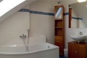 Vorschau Badezimmer mit Badewanne (Panorama-Bild)